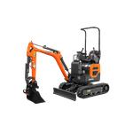 Minigraver op rupsbanden 600kg